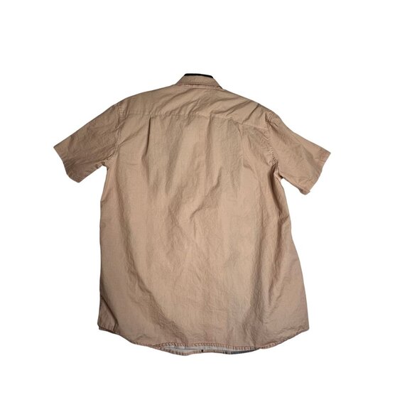 Boozelele Western Shirt Mens XL Button Up Short Sleeve Retro Cowgirl Pink - Picture 4 of 6